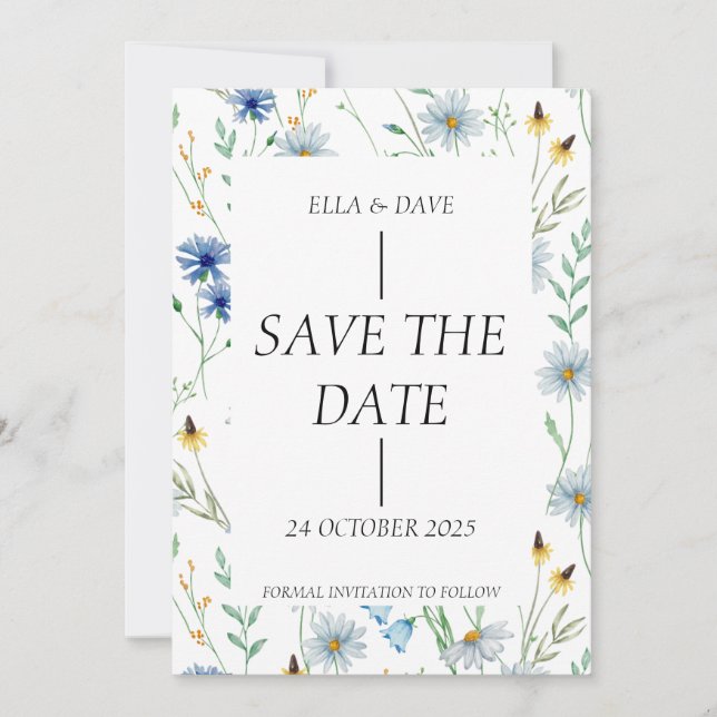 Save the Date  Invitation (Front)