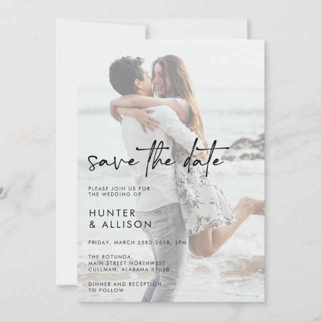 Save the Date Invitation (Front)