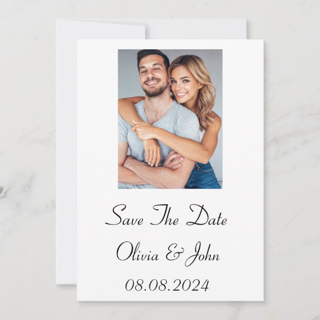 save the date invitation (Front)