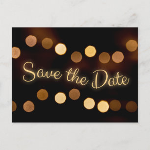Save the Date invitation card and personal message