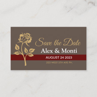 Save the Date Invitation Cards