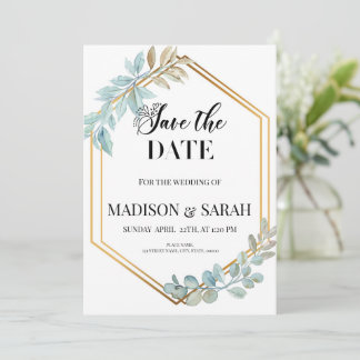 Save The Date Invitation Template