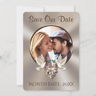 Save the Date Invitation with PHOTO, Customisable