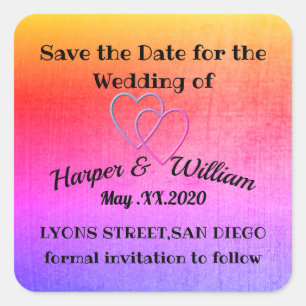 Save the Date  Label
