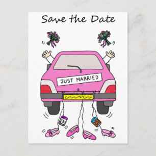 Save the Date Lesbian wedding/civil union card. Announcement Postcard