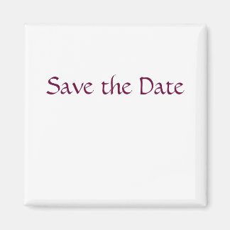 Save the Date Magnet