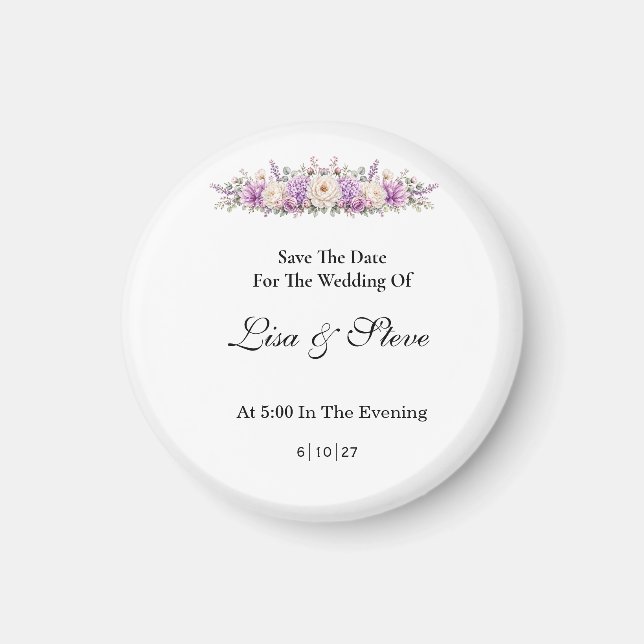 Save The Date Magnet (Front)