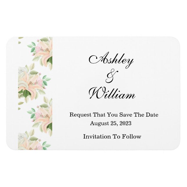 Save The Date  Magnet (Horizontal)