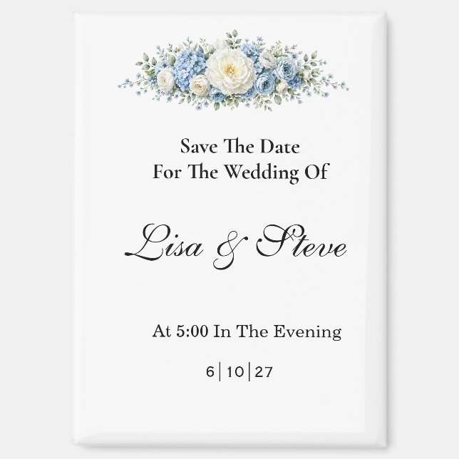 Save The Date Magnet (Front)