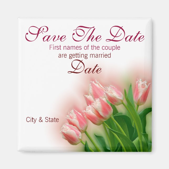 Save the Date Magnet (Front)