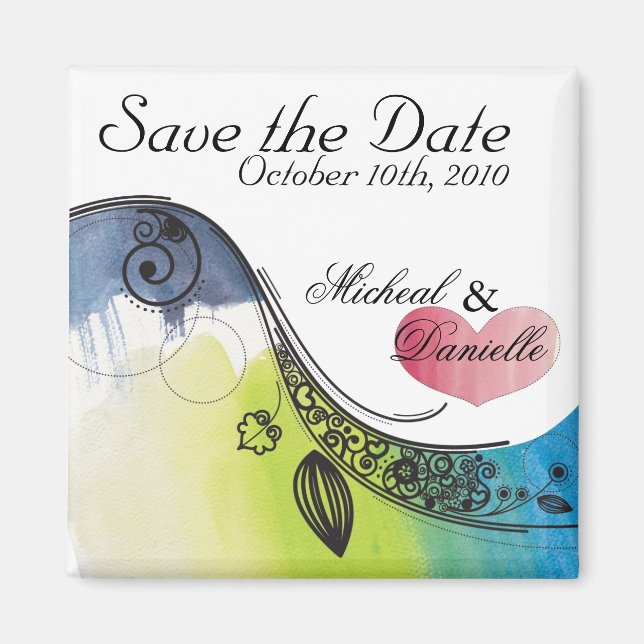 Save the Date Magnet (Front)