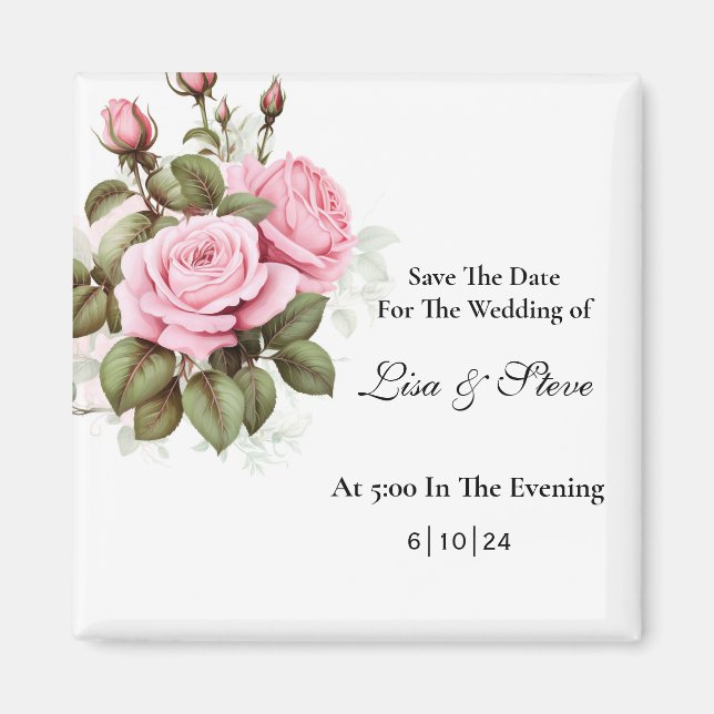 Save The Date Magnet (Front)