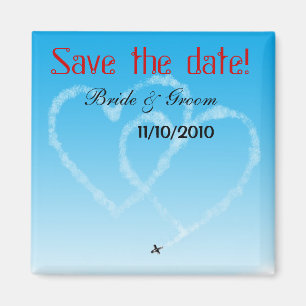 Save the date magnet