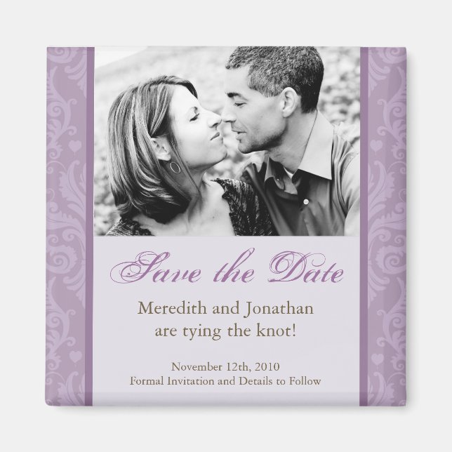 Save the Date Magnet (Front)