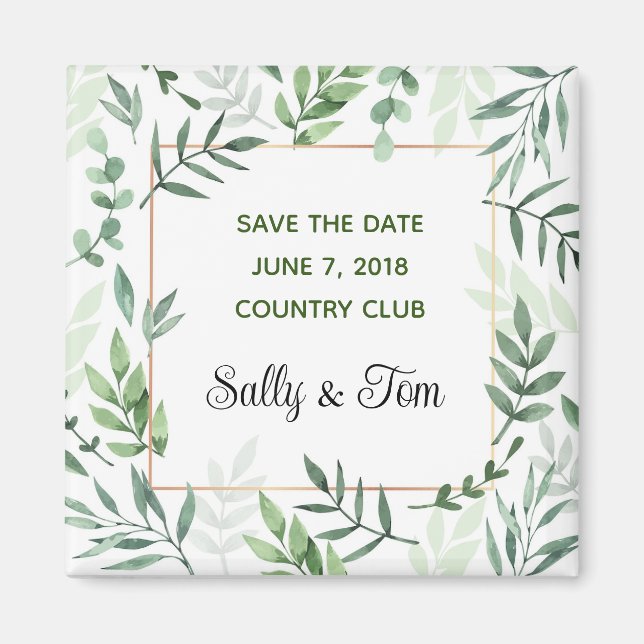 Save The Date magnet (Front)