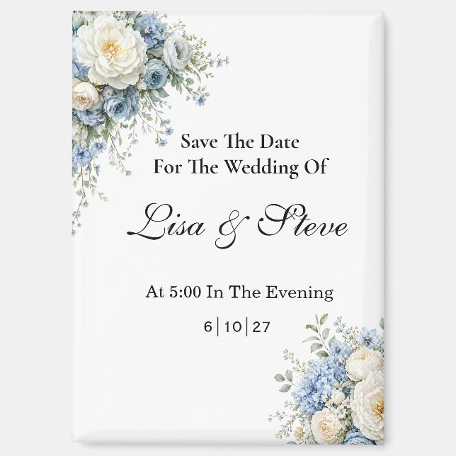 Save The Date Magnet (Front)