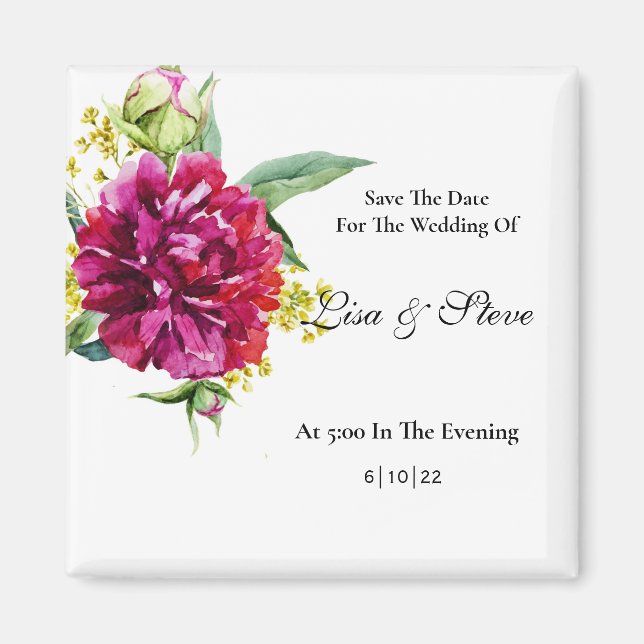 Save The Date Magnet (Front)