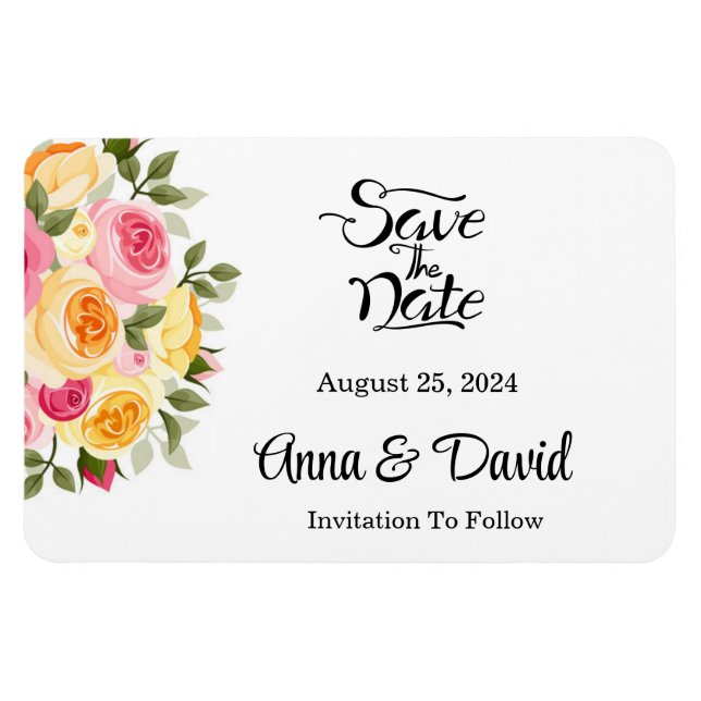 Save The Date  Magnet (Horizontal)