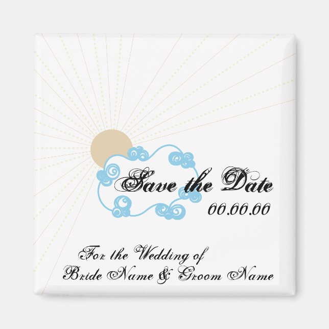 Save the Date Magnet (Front)