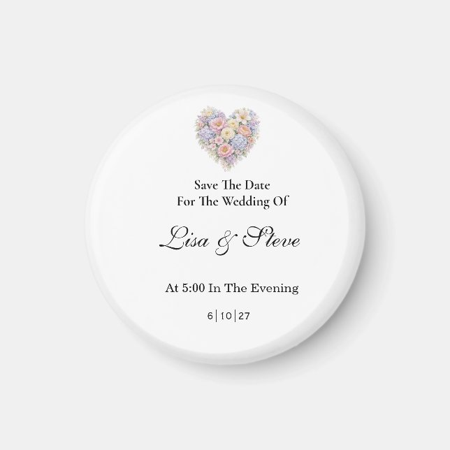 Save The Date Magnet (Front)