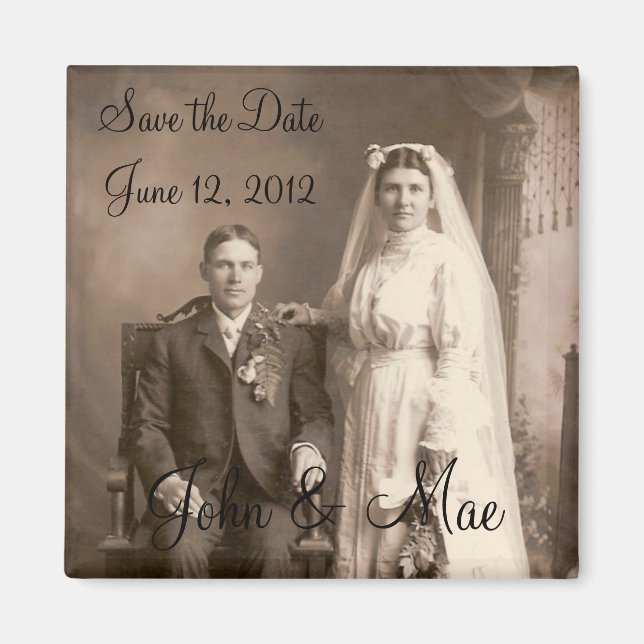 Save the Date Magnet (Front)