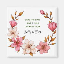 Save The Date magnet
