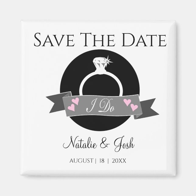 Save The Date Magnet (Front)