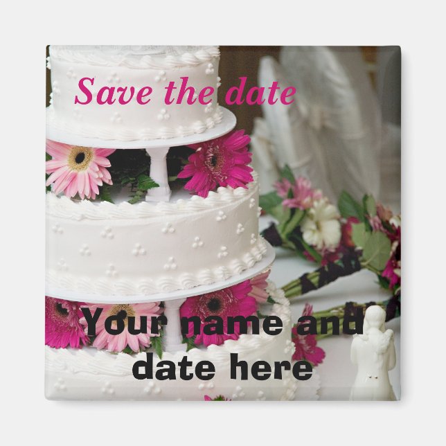 Save the date magnet (Front)