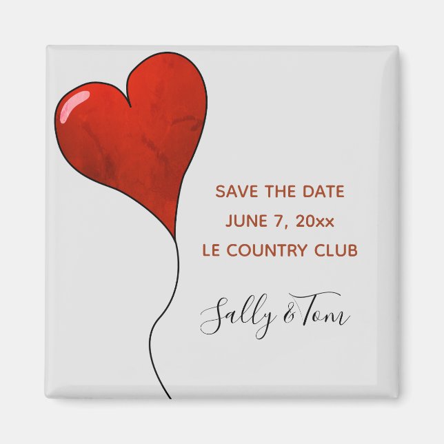Save The Date magnet (Front)