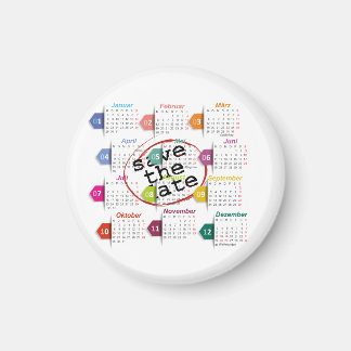 Save the date magnet 