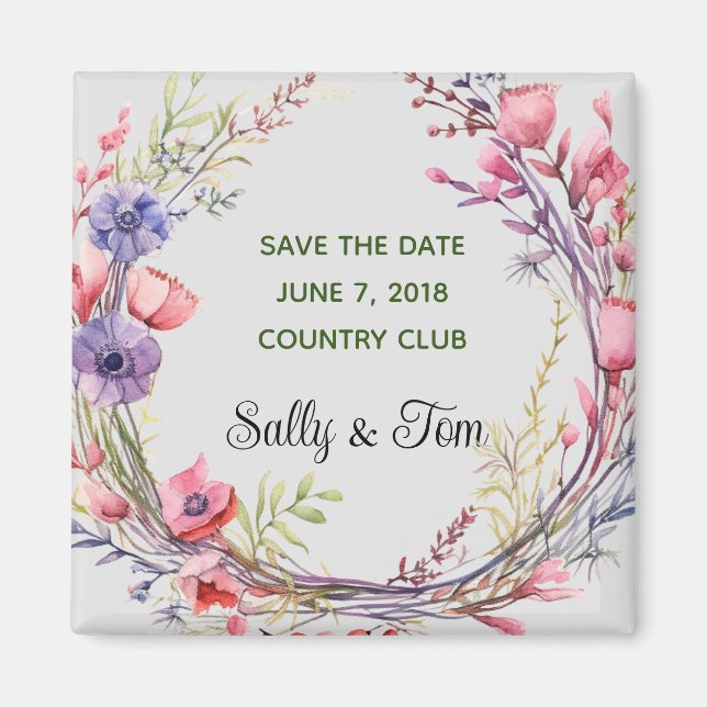 Save The Date magnet (Front)