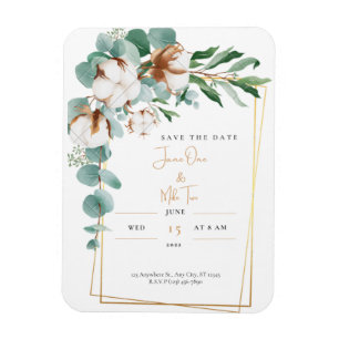 save the date magnet