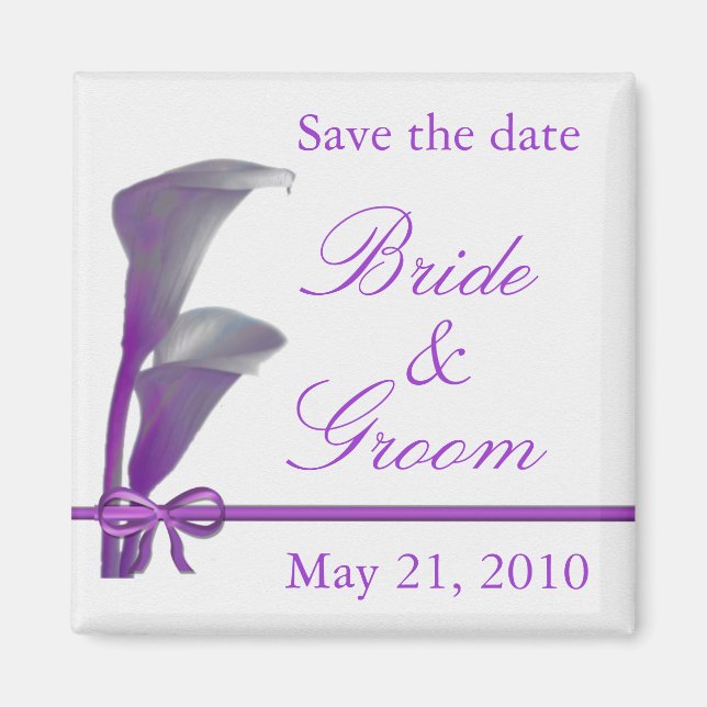 Save the Date magnet (Front)
