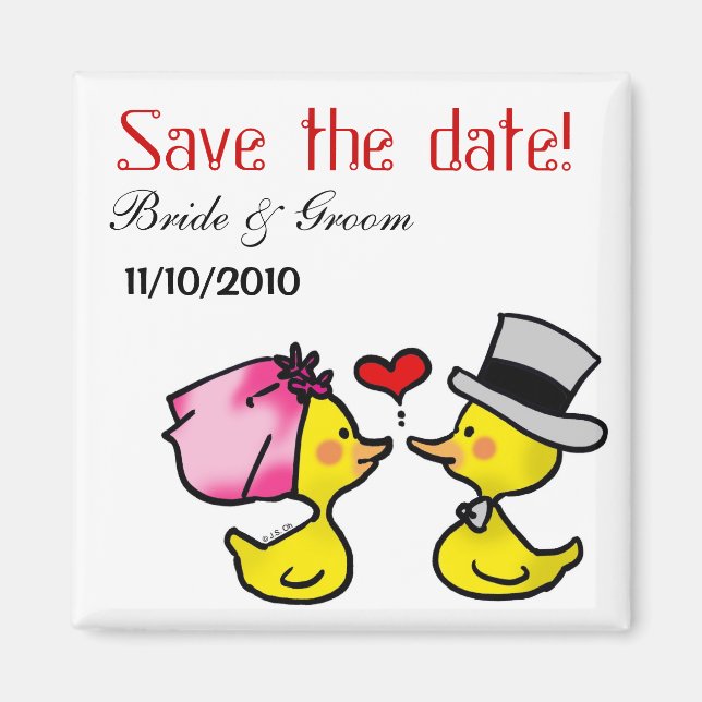 Save the date magnet (Front)