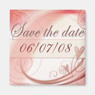 Save the date magnet - 06/07/08 Customised