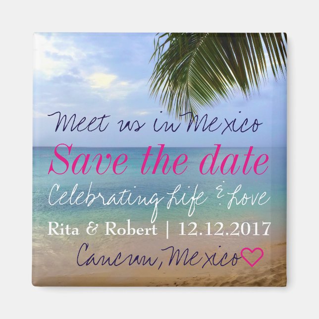 Save The Date | Magnet | For couples in love (Front)