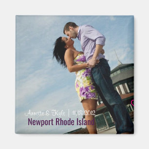 Save The Date Magnet For couples in love