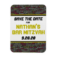 Save the Date Magnet for the Coder's Party Suite