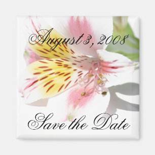 Save the Date Magnet Lilly