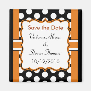 Save the Date Magnet - Polka Dot