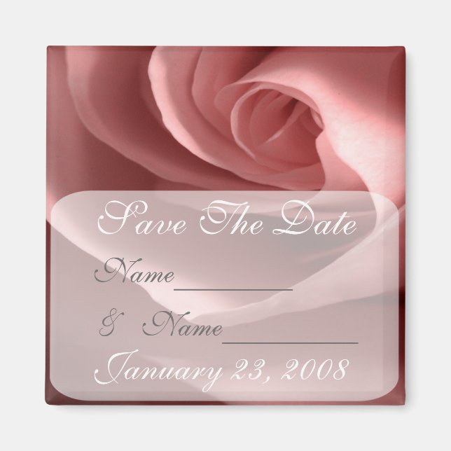 Save The Date Magnet Template (Front)