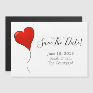 save The Date magnetic card