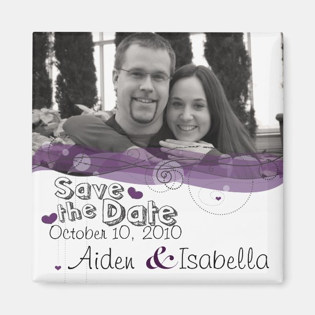 Save the Date Magnets (Front)
