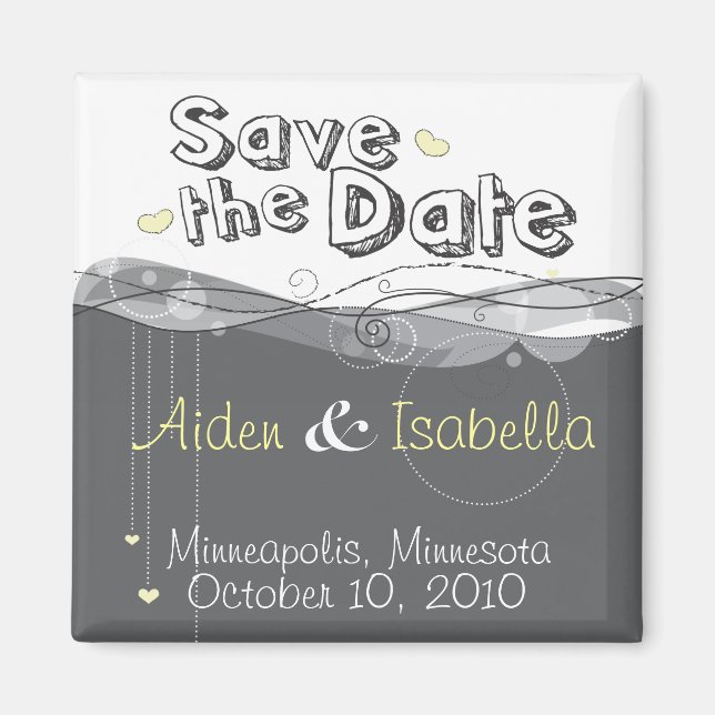 Save the Date Magnets (Front)