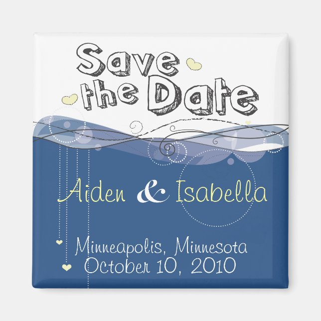 Save the Date Magnets (Front)