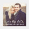 Save The Date Modern Engagement Photo Magnet S W