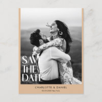 Save the Date! Modern Minimalist 1 Photo