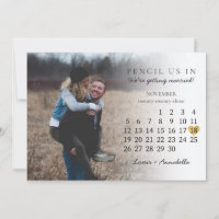 Save the Date Monthly Calendar Photo November 2023
