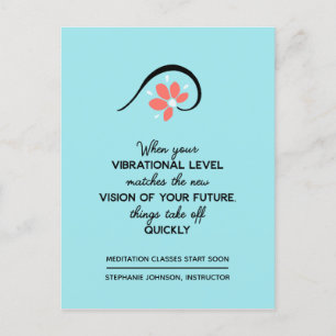 Save the Date Motivational Business Announcement Postcard