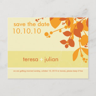 SAVE THE DATE :: native 8 Postcard